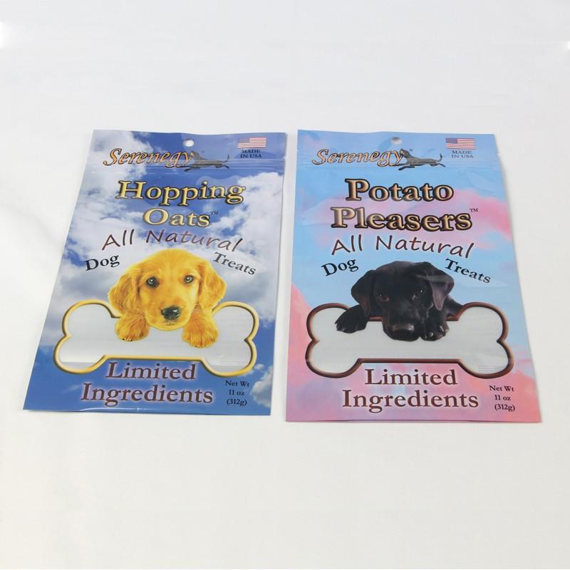 Pet Food Packaging Bag With Zipper Dog Food Bags