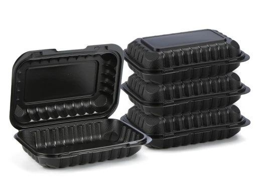 Black and White 9x6 Inch Food Box Black and White 9x6 Inch Food Box